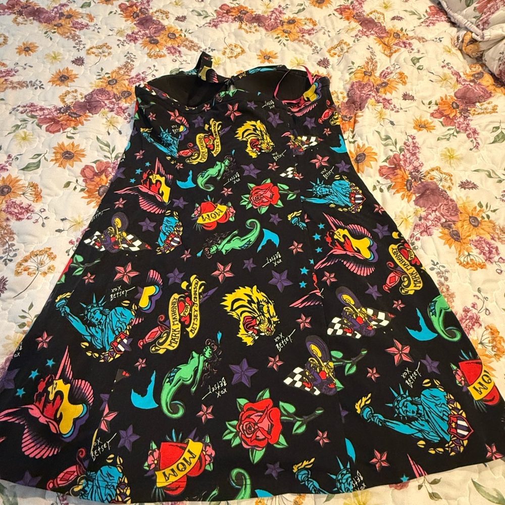 Betsey Johnson Halter Tattoo Dress - Picture 2 of 2